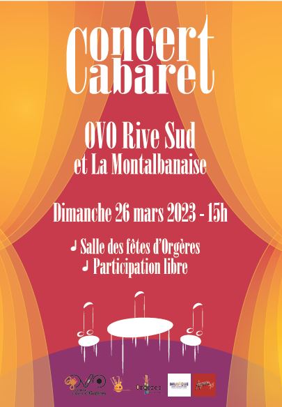 Concert Cabaret le 26 mars 2023